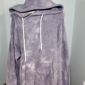 Cozy Purple Hooded Sweater for Men